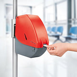 Meto Turn-O-Matic, sistema de colas y flujo de clientes 38738370 (indicador LED de tres dígitos), 1 sistema de llamada con accesorios, listo para usar