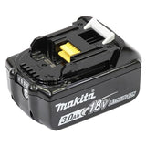 Makita Power Source Kit con 2 litium litio Baterías, 18 V, 3,0 Ah y un cargador en aufe bewahrung Caja Makpac, 1 pieza, turquesa; negro, 197952 – 5