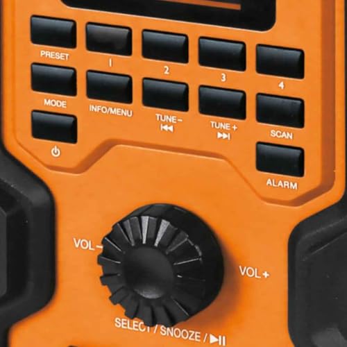 Beta 1989RCB – Radio de obra de 20 V, radio digital DAB/FM, Bluetooth 5.3, IP54, altavoces estéreo de 16 W, alimentación por batería o cable
