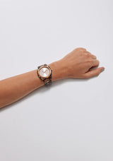 Nixon A327646-00 - Reloj analógico de Cuarzo para Mujer, Correa de plástico Multicolor