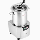 VEVOR Procesador de Alimentos y Picadora de Verduras, Acero Inoxidable de Grado Alimenticio 18 L con Cuchilla en Forma de S y Raspador, para Picar Verduras, Frutas, Granos y Nueces, 425 x 373 x 710 mm
