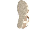 Panama Jack Julia Shine, Sandalia de cuña Mujer, Oro B003, 37 EU