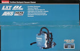 Makita DVC265ZXU Aspirador 18Vx2 + Tubo 1,5m AWS Bluetooth 2L, 36V,