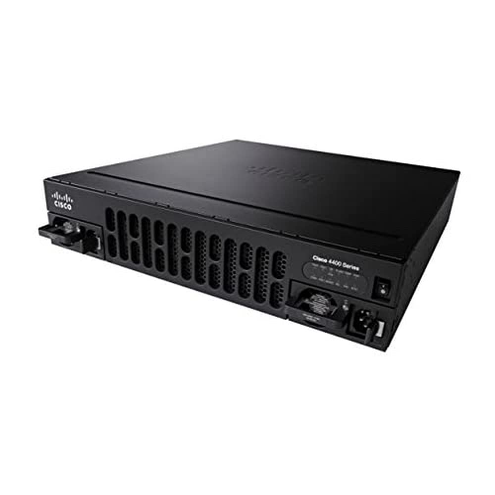 Cisco ISR 4321 Negro - Router (10,100,1000 Mbit/s, 10/100/1000Base-T(X), Ethernet (RJ-45), IEEE 802.1ag,IEEE 802.1Q,IEEE 802.3,IEEE 802.3ah, BGP,EIGRP,IS-IS,OSPF, Firewall, IPSec VPN, EZVPN, DMVPN, FlexVPN)