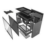 Cooler Master NR200P MAX SFF Small Form Factor Mini-ITX Case, Custom 280mm AIO, 850W SFX Gold PSU, Triple Ranura Vertical Mount GPU, PCIe Gen4 Riser, Tempered Glass or Vented Panel (NR200P-MCNN85-SL0)