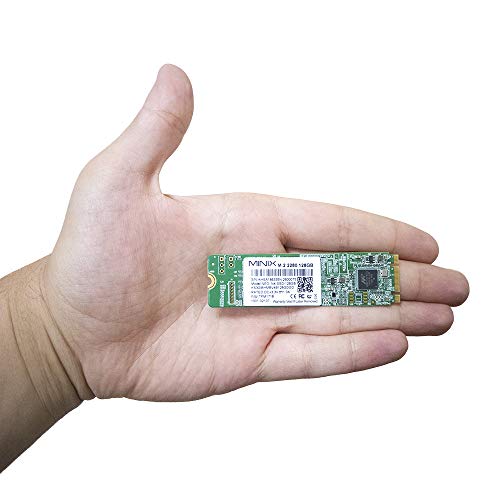 MiniX M.2 2280 - SSD de 128 GB para Neo N42C-4, Color Negro