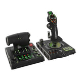 Turtle Beach VelocityOne Flightdeck - Joystick y Acelerador de Sistema Simulador HOTAS Universa con Pantalla táctil y Botones, HUD Montado en la Palanca y Sensores sin Contacto en Windows 10 & 11