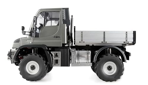 Amewi Mercedes-Benz Unimog - Soporte para Dispositivos 4WD 1:10 ARTR Antracita RC teledirigido Licencia vehículo