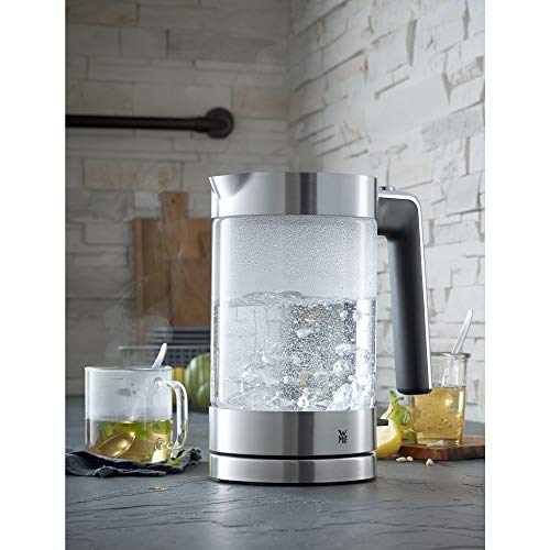 WMF Lono - Hervidor, 3000 W, 1.7 litros, Acero Inoxidable, Plateado/Transparente