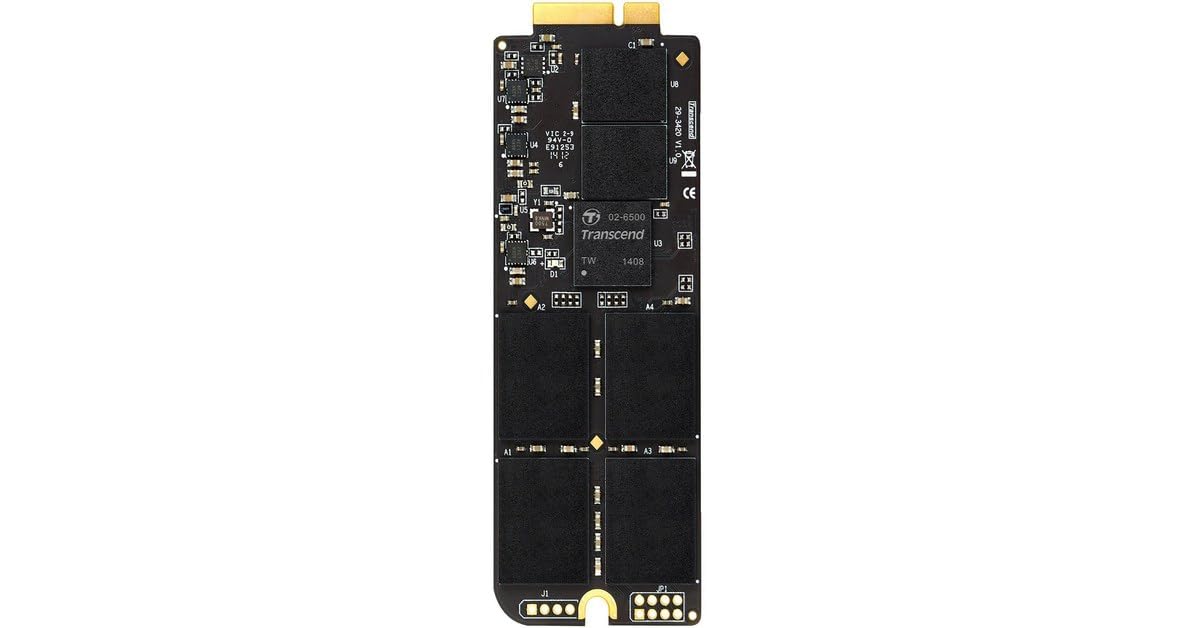 Transcend JetDrive 725 - Disco duro sólido interno SSD de 960 GB para MacBook Pro (Retina) de 15" y carcasa USB 3.0, color plateado