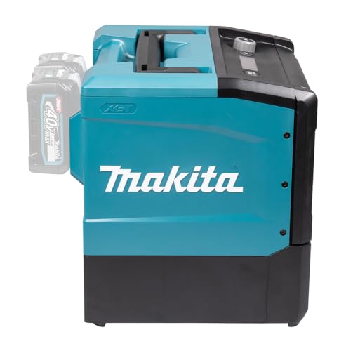 Makita MW001GZ - Microondas con batería, 40 V, máx. 350/500 W, 8 L (sin batería, sin cargador)