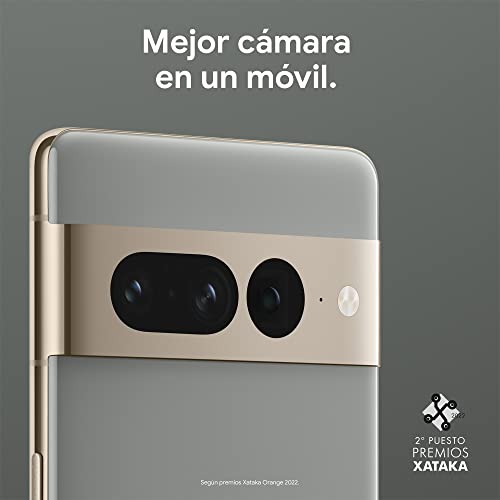 Google Pixel 7 Pro - Teléfono móvil 5G Android libre con teleobjetivo, objetivo gran angular y batería de 24 horas de duración - 128 GB, Nieve