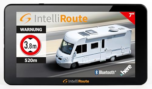 CARGUARD IntelliRoute CA8040 Pro - Sistema de navegación para Autocaravana con Soporte magnético Activo, actualizaciones de WiFi, cámara de Marcha atrás, Camping, parcelas, Aviso de Autos en Directo