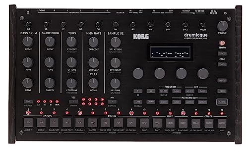 KORG Drumlogue - Caja de ritmos híbrida analógica/digital - Mezcla para producción DJ