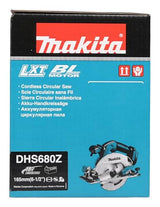 Makita DHS680Z Sierra, 18 V, Negro, One size