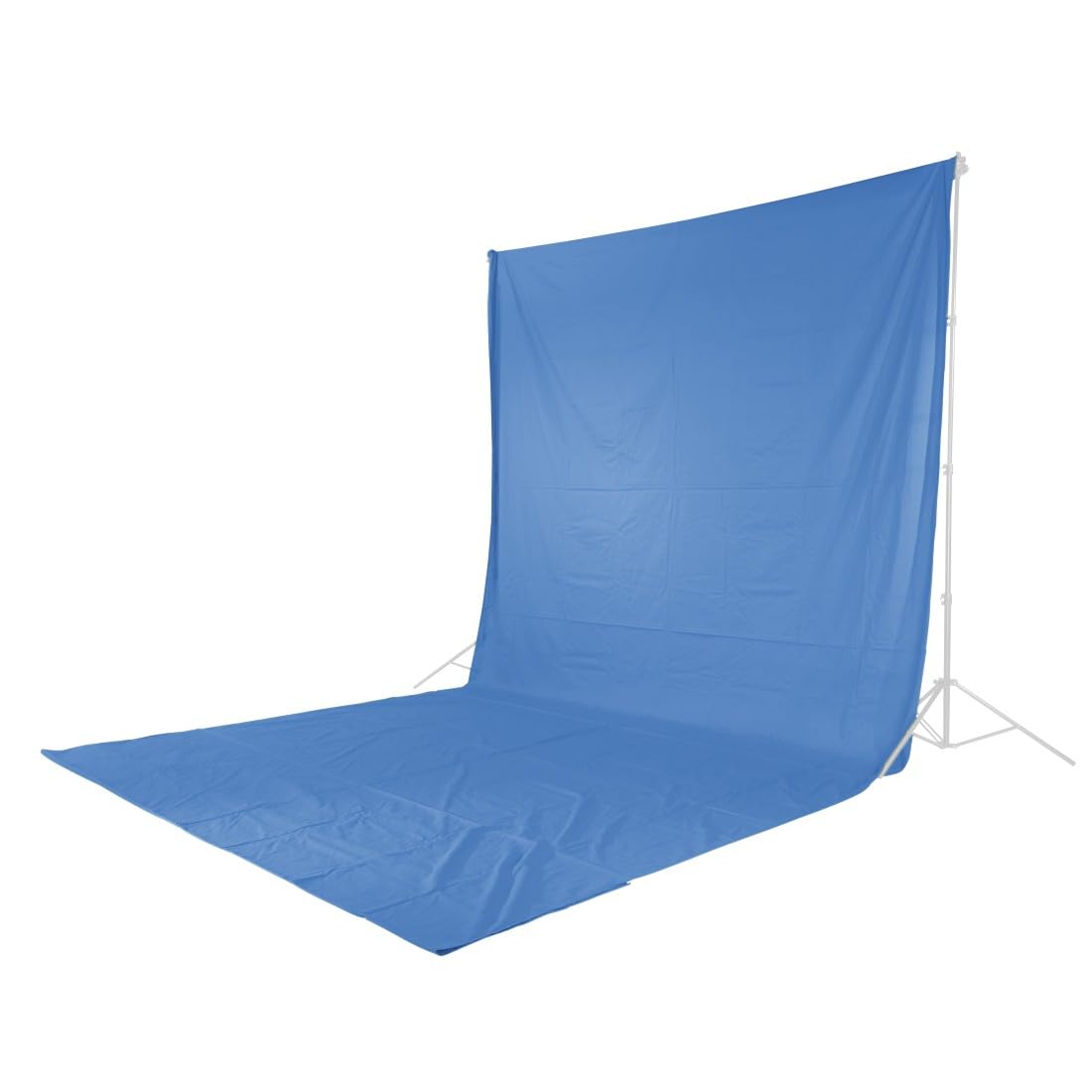 Hama - Fondo Plegable para Estudio fotográfico (100% algodón, 2,95 x 6 m), Color Azul