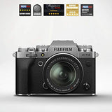 Fujifilm X-T4 - Kit de cámara con objetivo XF18-55/2.8-4, Color Plateado