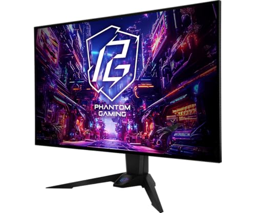 Monitor ASROCK PGO32UFS,32",UHD (3840X2160),240HZ,1500:1,0.03MS,2HDMI+2DP+4USB3.2+Type C,WiFi,Altavoces,Plano