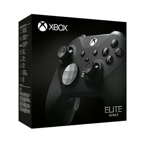 Xbox Wireless Controller Elite Series 2 Black para Xbox Series X|S, Xbox One, Windows 10/11, iOS y Android