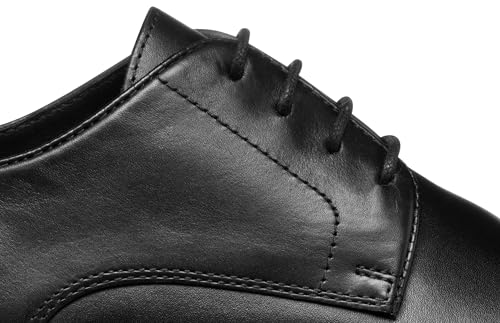 Geox U REZZONICO C, Oxford Hombre, Black, 41.5 EU
