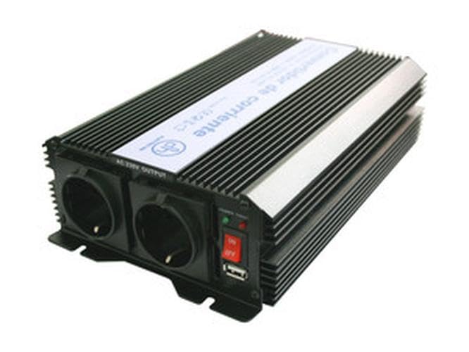 Convertidor de Corriente DC 12V a AC 230V, 1500W, Ideal para Transformar energía y Alimentar Dispositivos eléctricos.