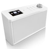 Lenco KCR-2014 - Radio (Internet, Digital, FM, PLL, 4W, 6,1 cm (2.4"), 23,7 cm) Color blanco