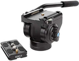 SIRUI Fluid Cabeza de vídeo con la Placa de liberación rápida de Carga máxima de 3 kg 360 Grados Arca Suizo Compatible (AM-5V)
