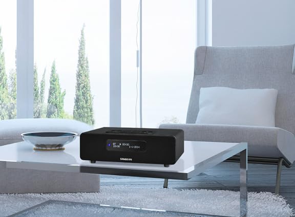 Sangean Radio Bluetooth BT DDR36W, Blanca