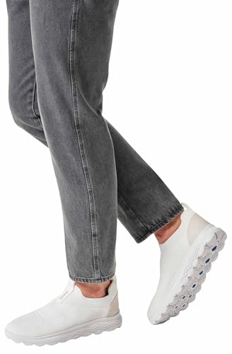Geox Zapatillas Deportivas para Hombre, U Spherca, Color Blanco, Talla 44 EU, Blanco, 44 EU