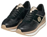 Geox D New KENCY A, Zapatillas Mujer, Black, 37 EU