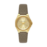 Armani Exchange Orologio da Donna, Movimento al quarzo a tre lancette e cassa da 34 mm con cinturino in Acciaio o Pelle