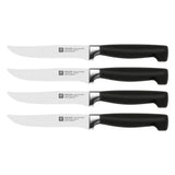 Zwilling 39190000 Vier Sterne - Juego de Cuchillos para Carne (4 Unidades)