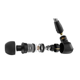 Sennheiser Auriculares estéreo audiófilos con Cable IE 200: Auriculares intraurales con Cable con Sonido nítido Superior de Alta fidelidad, Voz Realista y Graves impactantes - Negro