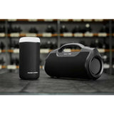 Hama Altavoz Bluetooth 30W, Resistente al Agua IPX4, Efectos de luz LED, 12 Horas de duración de la batería, Caja de música Bluetooth, Negro