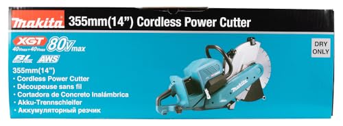 Makita CE002GZ01 Twin 40V Max (80V) Li-ion XGT Brushless 355mm Power Cutter - Baterías y cargador no incluidos