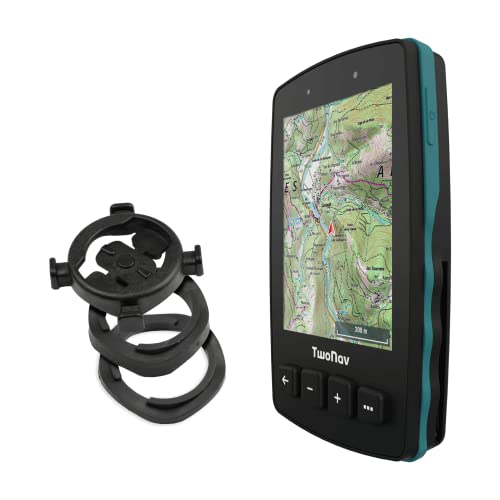 TwoNav Aventura 2 Plus + Mapa de Francia IGN Topo Completo, GPS de pie con Pantalla Ancha de 3,7 Pulgadas, Botones y Joystick para Alpinismo, Trekking o Senderismo. Color Turquesa