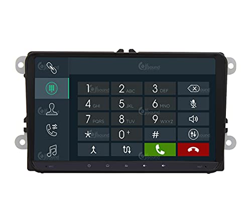 Radio de Coche para Volkswagen Golf Sharan Tiguan Android GPS Bluetooth WiFi USB Dab+ Touchscreen 9" 8core Carplay AndroidAuto
