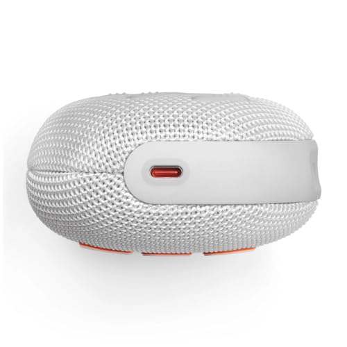 JBL Clip 5, Altavoz inalámbrico portátil con Bluetooth, resistente al agua y al polvo IP67, hasta 12h de reproducción y más con Playtime Boost activado, gris