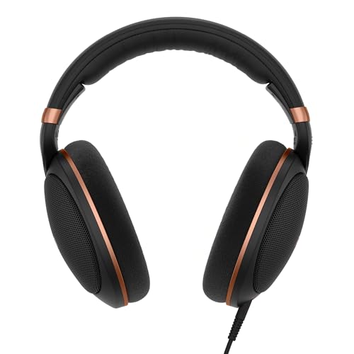 Sennheiser Auriculares con Cable HD 505 SE - Auriculares circumaurales con Sonido y Graves, Diadema más cómoda para Escuchar música - Cable de 1,8m, Funda con cordón - Edición Cobre