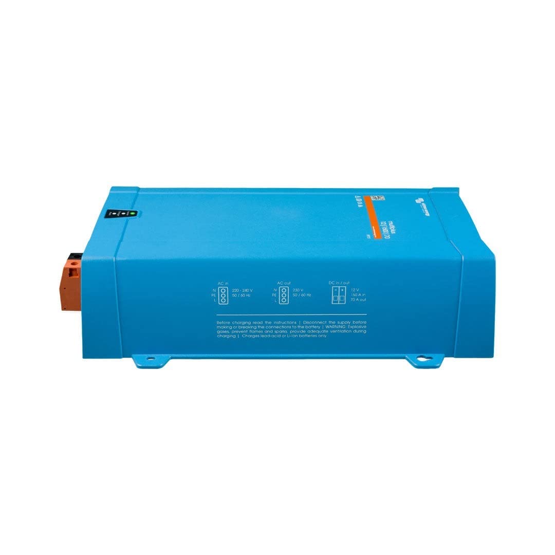 Victron Energy MultiPlus 1600VA 12-Voltios 230V Inversor de Onda sinusoidal Pura 70 amperios Cargador de batería