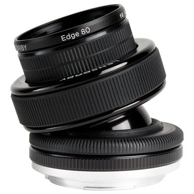 Lensbaby - Lente Edge 80 - Efecto de corte de distancia focal - Desenfoque suave y bokeh - Ilumina los detalles esenciales - Para retratos y escenas cotidianas.
