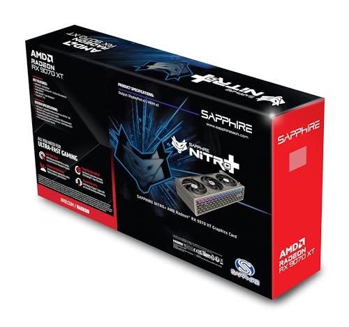 Sapphire Nitro+ AMD Radeon™ RX 9070 XT Gaming OC 16GB Dual HDMI/Dual DP