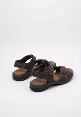 Panama Jack Sanders Basics, Sandalias con Punta Abierta Hombre, Marrón (Marron C1), 43 EU