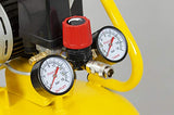 Stanley SXCMS1350VE Compresor Muy silencioso, 50 litros, Amarillo
