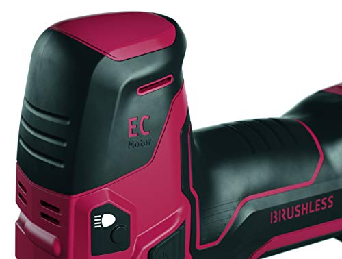 Flex JS 18.0-EC/5.0 489778 - Sierra de calar con batería (sierra de 18 V, 5,0 Ah, velocidad de carrera sin carga: 0-3500 /min, carrera de 26 mm, carrera de péndulo 4)