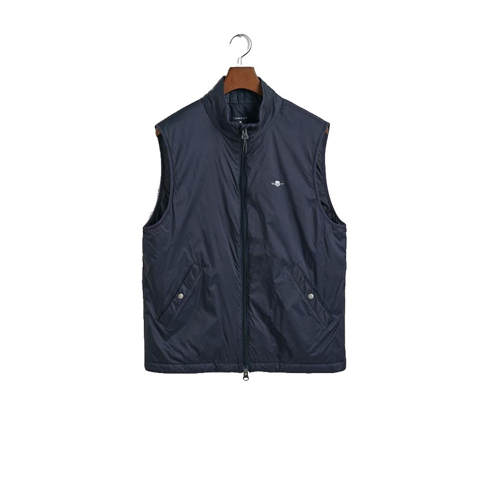 GANT Light Insulated Vest Chaleco, Azul Noche, M Hombres