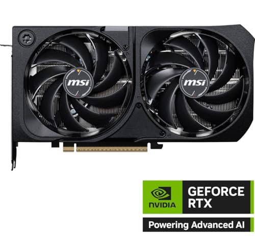 MSI GeForce RTX 5070 12G Shadow 2X OC - Tarjeta gráfica Extreme Performance: 2557 MHz, 28 Gbps, 12GB GDDR7, 192-bit, PCI Express® Gen 5