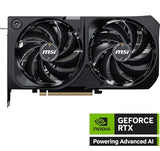 MSI GeForce RTX 5070 12G Shadow 2X OC - Tarjeta gráfica Extreme Performance: 2557 MHz, 28 Gbps, 12GB GDDR7, 192-bit, PCI Express® Gen 5