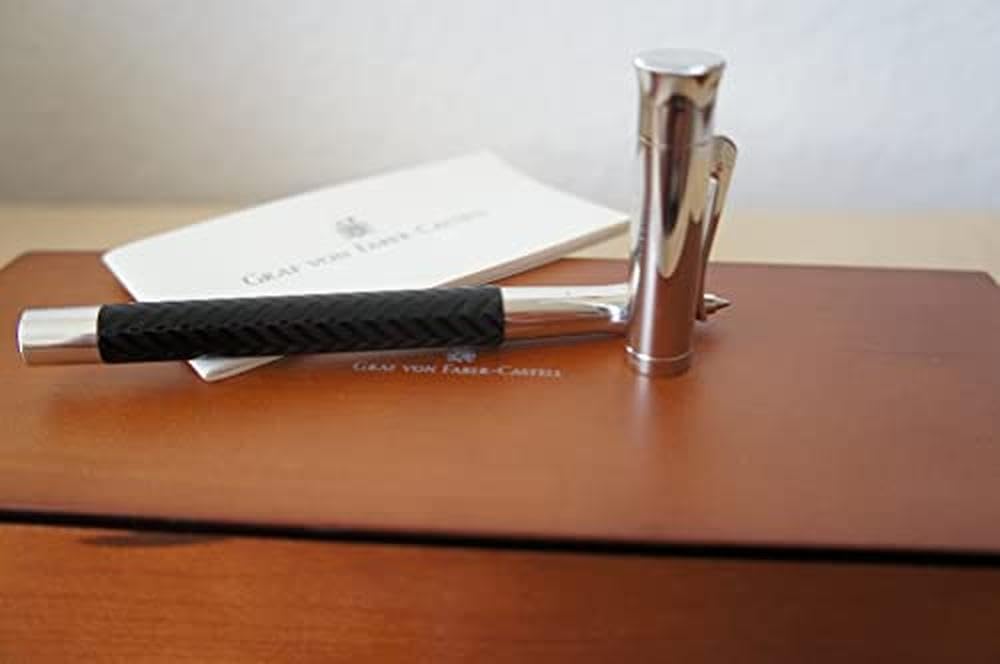 Graf von Faber-Castell 146510 Roller Guilloche, negro
