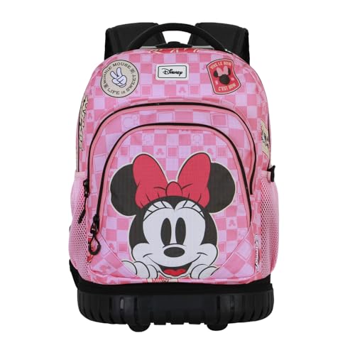 Disney Minnie Mouse Journey-Mochila Trolley GTS FAN, Rosa, 32 x 47 cm, Capacidad 30 L